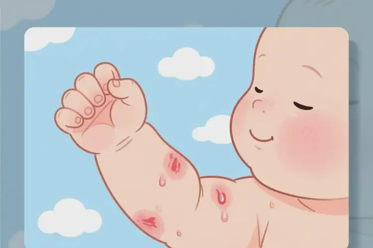 嬰幼兒手臂容易長濕疹能夠徹底治愈嗎(圖4)