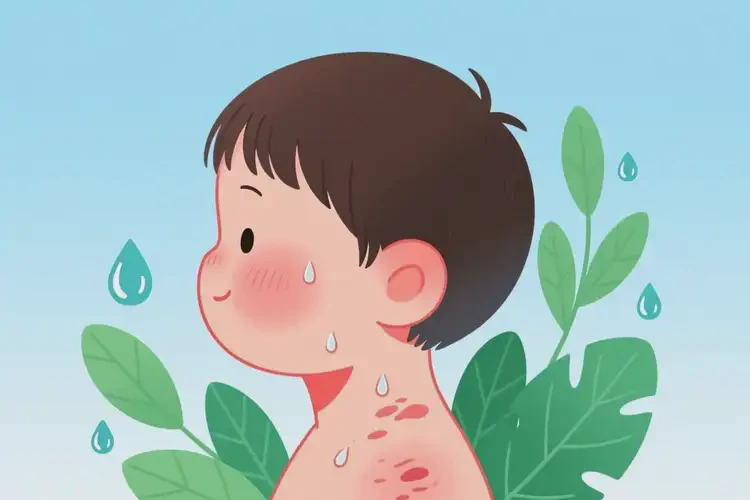 小孩脖子起濕疹不管它會(huì)自己痊愈嗎(圖4)