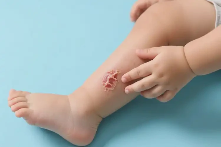 孩子大腿出現(xiàn)濕疹不管它會自己自愈嗎(圖2)