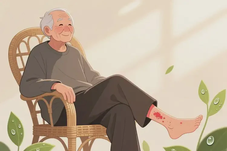老人小腿上起濕疹可不可以徹底自愈(圖4)