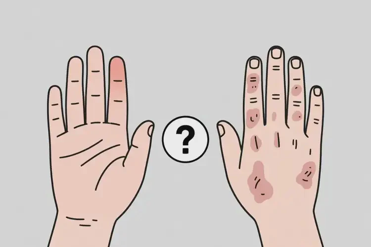 青年人身上經(jīng)常長濕疹不管它會自己自愈嗎(圖2)