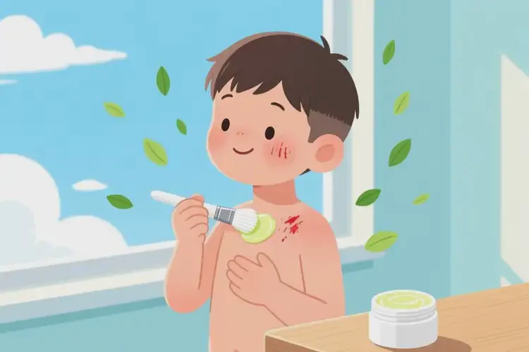 兒童脖子上容易起濕疹不管它會(huì)自己好嗎(圖2)