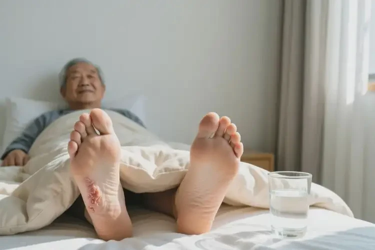 老年人腳上偶爾長濕疹可不可以徹底自愈(圖1)