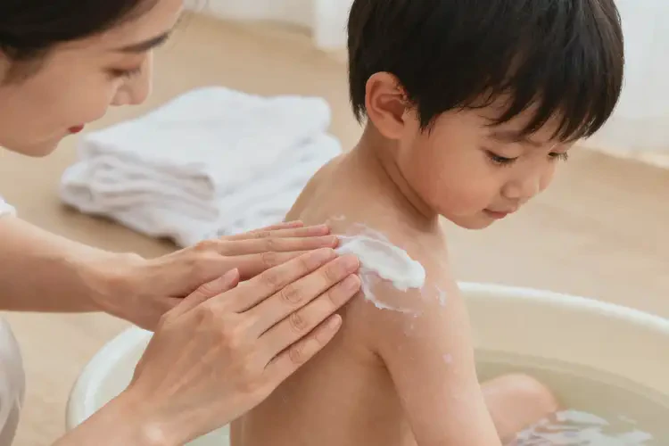 孩子身上出濕疹能徹底自愈嗎(圖1)