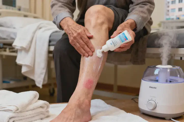 老人小腿出現(xiàn)濕疹可以徹底自愈嗎(圖4)