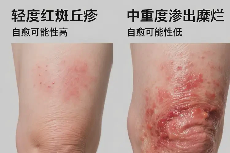 高齡老人屁股容易起濕疹不管它會(huì)自己自愈嗎(圖2)