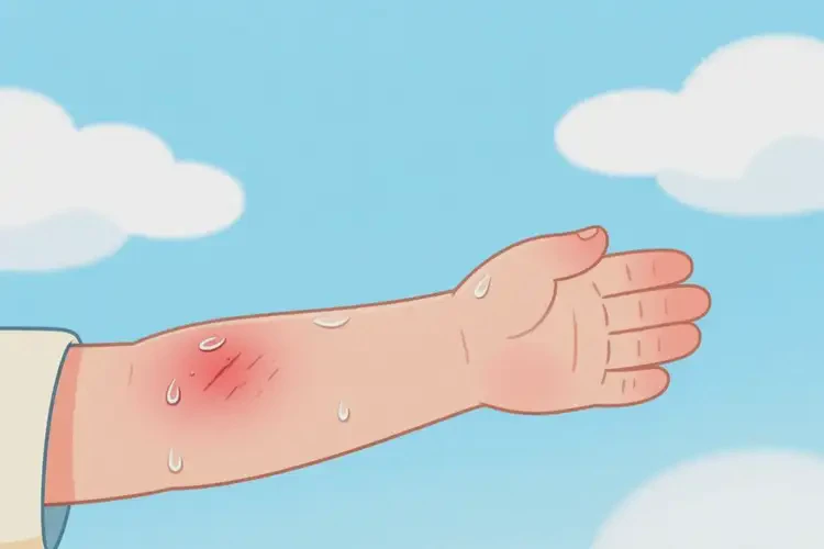 少兒手臂上容易起濕疹可以徹底自愈嗎(圖3)