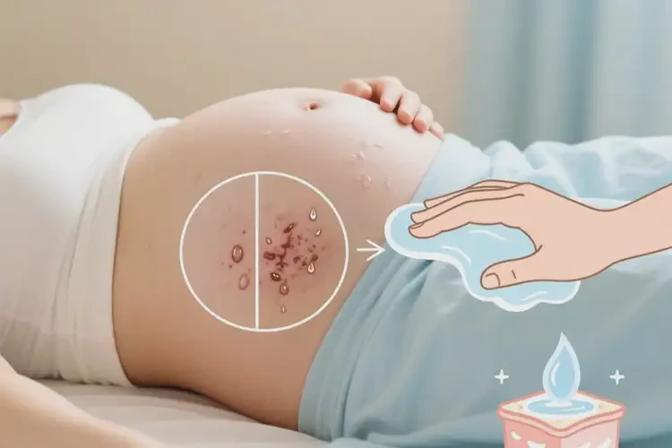 產(chǎn)婦屁股上偶爾長濕疹可以徹底自愈嗎(圖4)