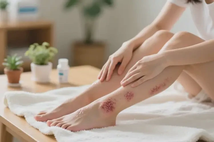 女人四肢出湿疹可以彻底自愈吗(图3)