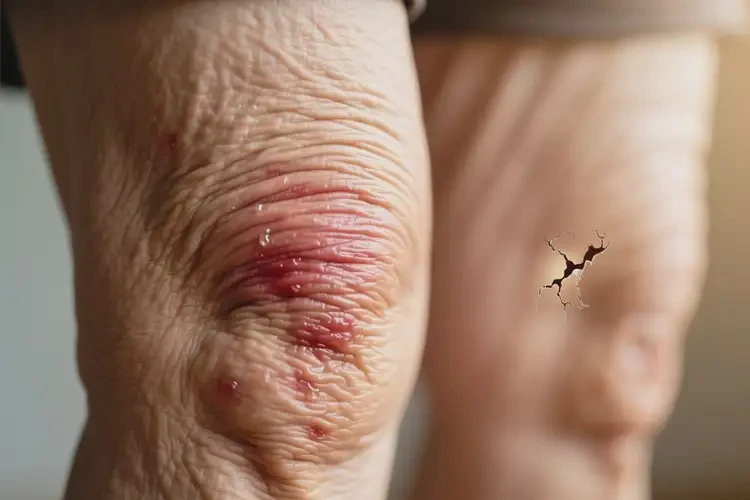 老年人大腿經(jīng)常長(zhǎng)濕疹不管它會(huì)自己自愈嗎(圖1)