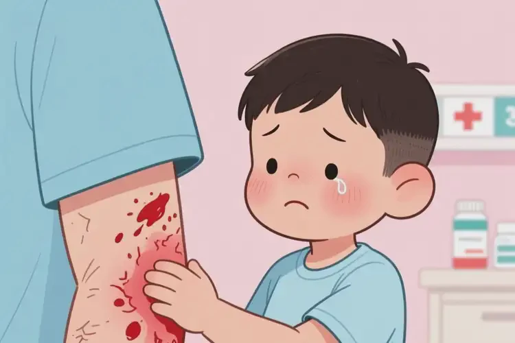 少儿手臂容易长湿疹不管它会自己自愈吗(图4)