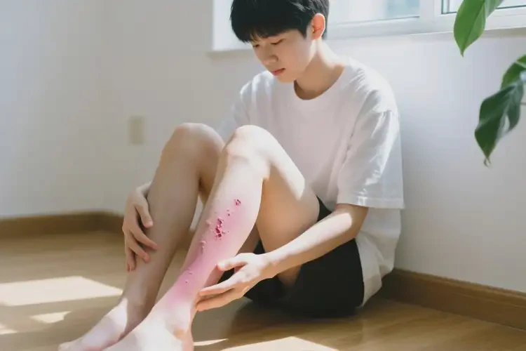 青少年四肢出現(xiàn)濕疹可以徹底自愈嗎(圖4)