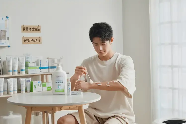 男生大腿長濕疹能夠徹底治愈嗎(圖1)