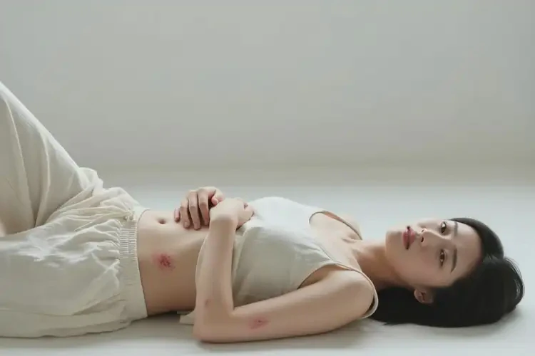 女性肚子上偶爾長濕疹不管它會自己好嗎(圖3)