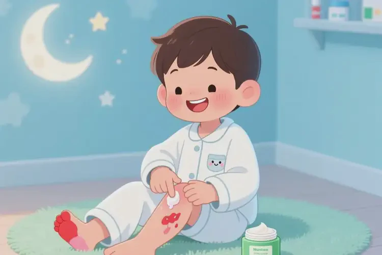 兒童小腿上偶爾起濕疹能夠徹底治愈嗎(圖4)