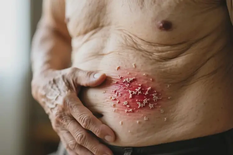 老年人肚子經(jīng)常起濕疹不管它會自己好嗎(圖2)