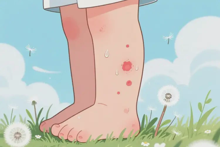 小孩小腿出現(xiàn)濕疹不管它會自己自愈嗎(圖3)