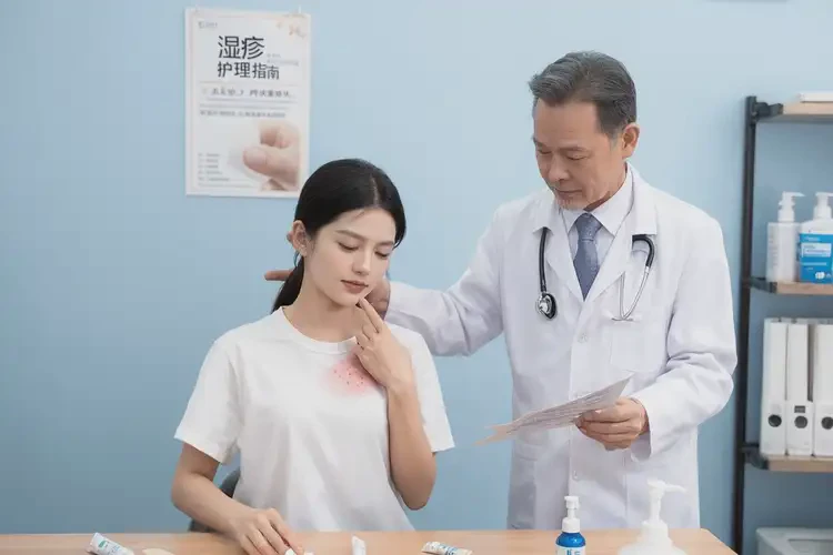 女生脖子經(jīng)常起濕疹不管它會自己痊愈嗎(圖3)