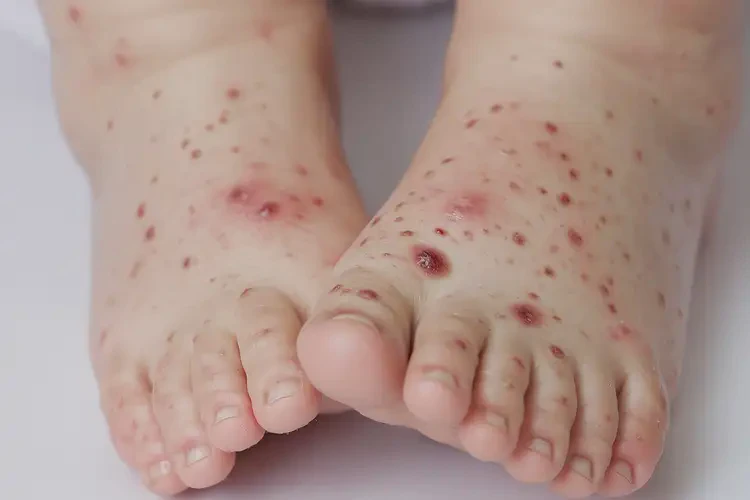 孩子腳上起濕疹可以徹底自愈嗎(圖4)