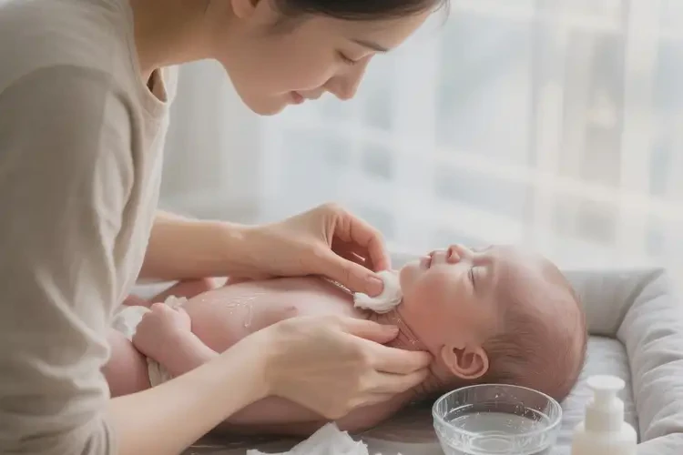 新生兒脖子上起濕疹可不可以徹底自愈(圖1)