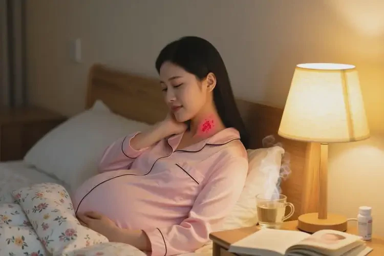 孕婦脖子出濕疹能靠自己自愈嗎(圖2)