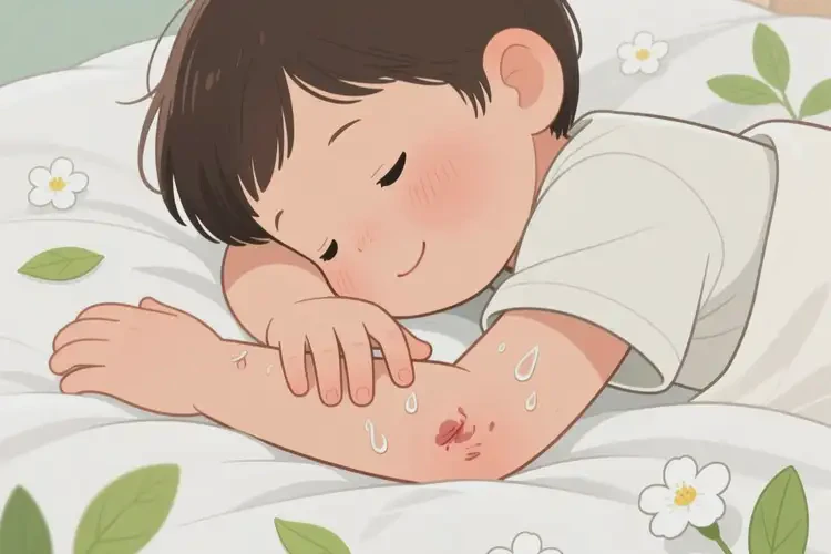 小孩手臂容易起濕疹能徹底自愈嗎(圖3)