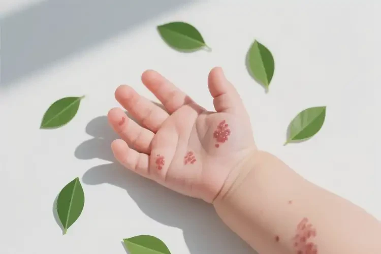 寶寶手上經(jīng)常起濕疹不管它會(huì)自己好嗎(圖2)