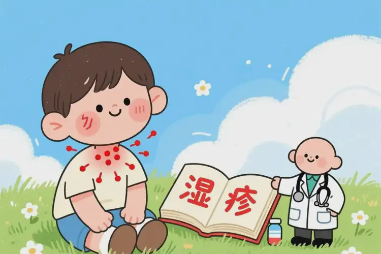 小孩脖子容易起濕疹能靠自己自愈嗎(圖1)