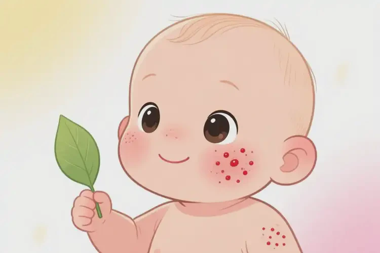 小兒臉上起濕疹可以徹底自愈嗎(圖3)