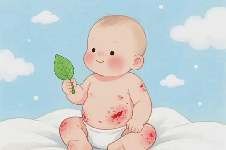 小兒肚子上容易長濕疹不管它會自己好嗎(圖4)