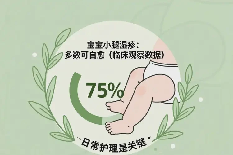 寶寶小腿上經(jīng)常起濕疹能徹底自愈嗎(圖1)