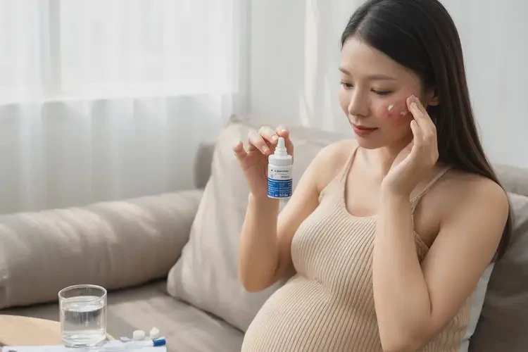 孕婦面部經(jīng)常長濕疹不管它會自己痊愈嗎(圖1)