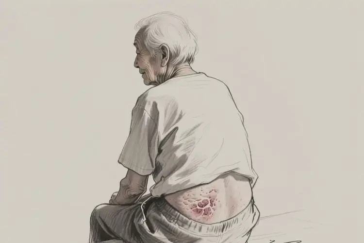 老人屁股上容易起濕疹能靠自己自愈嗎(圖1)