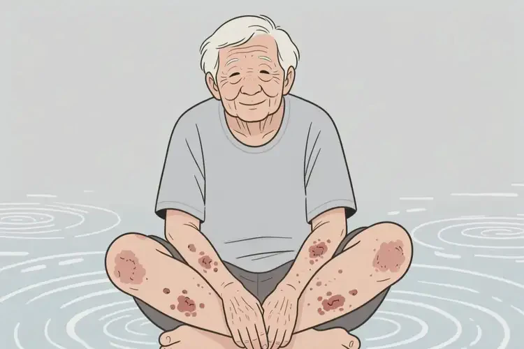 老人四肢出濕疹能靠自己自愈嗎(圖3)