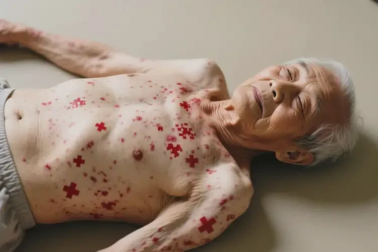 老年人全身長濕疹能徹底自愈嗎(圖2)