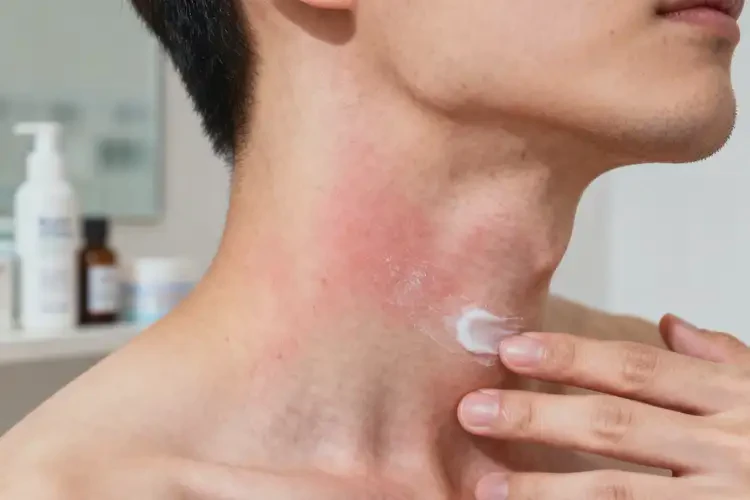 男性脖子經(jīng)常起濕疹能靠自己自愈嗎(圖1)