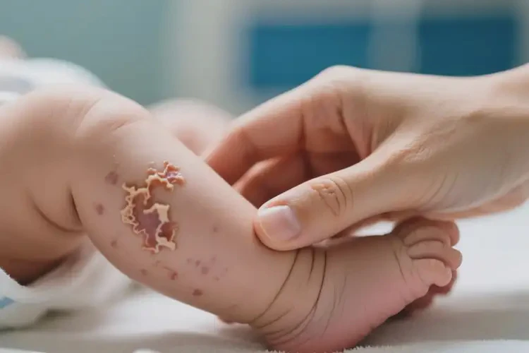 婴儿大腿上容易长湿疹不管它会自己痊愈吗(图2)