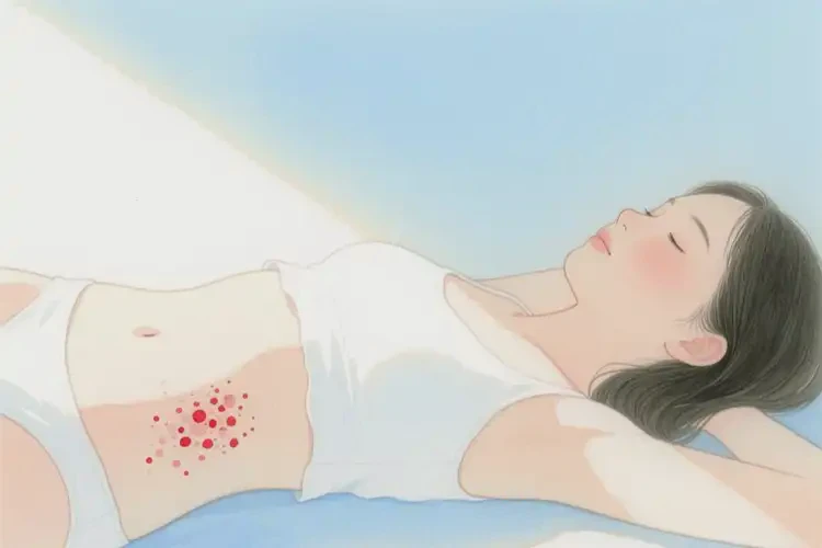 女人肚子上偶爾長(zhǎng)濕疹不管它會(huì)自己好嗎(圖3)