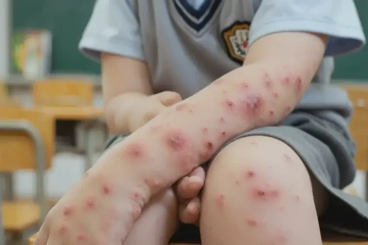 小學(xué)生大腿起濕疹不管它會(huì)自己痊愈嗎(圖3)