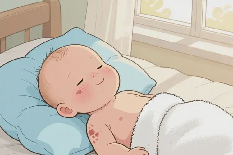 幼兒脖子出現(xiàn)濕疹能夠徹底治愈嗎(圖2)