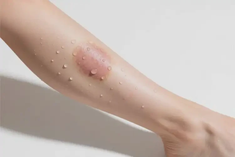 女人大腿經(jīng)常長濕疹可不可以徹底自愈(圖1)