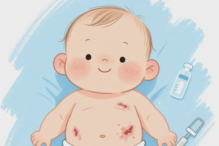 幼兒肚子偶爾長濕疹不管它會自己自愈嗎(圖2)