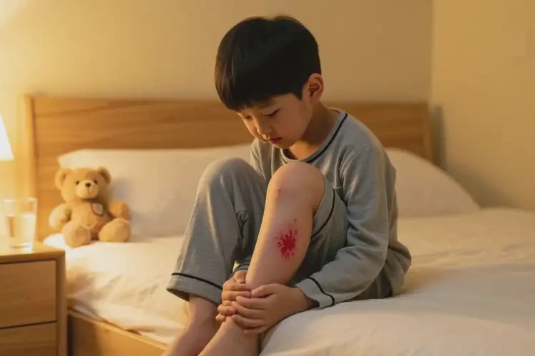 小學生大腿上偶爾長濕疹能不能徹底自愈(圖1)