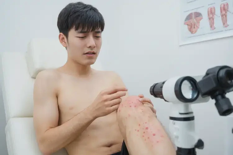 男生小腿上出现湿疹不管它会自己好吗(图3)