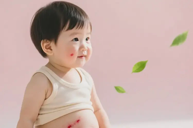 小孩肚子上出濕疹能夠徹底治愈嗎(圖4)