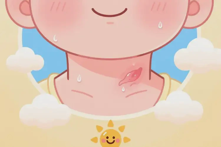 嬰兒脖子出現(xiàn)濕疹能夠徹底治愈嗎(圖1)