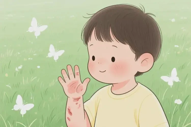 少兒手上長(zhǎng)濕疹可以徹底自愈嗎(圖3)