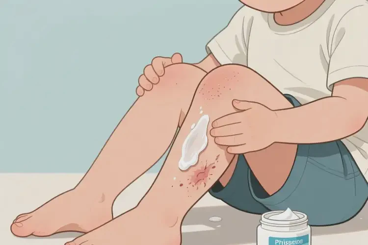 儿童大腿偶尔长湿疹能够彻底治愈吗(图2)