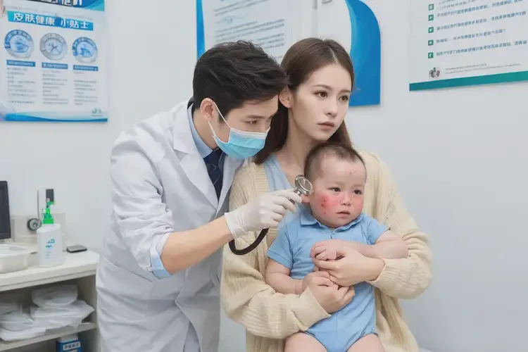 寶寶面部出濕疹能夠徹底治愈嗎(圖1)