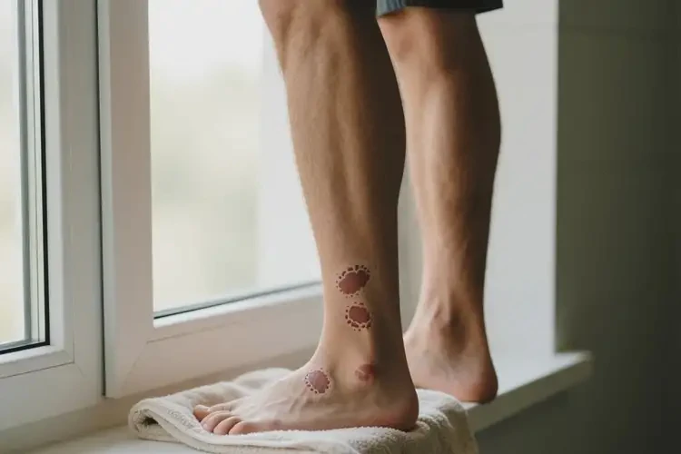 男性腳上起濕疹能夠徹底治愈嗎(圖2)